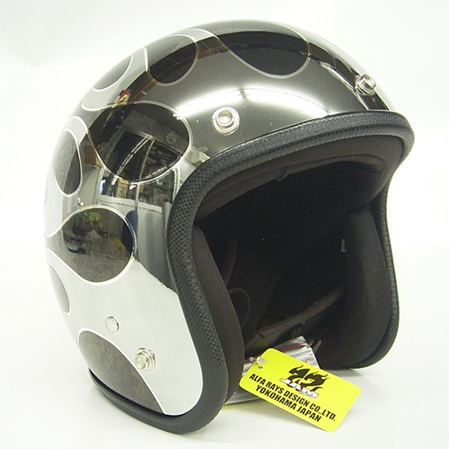 バイク ジェットヘルメット flames t-2 72JAM