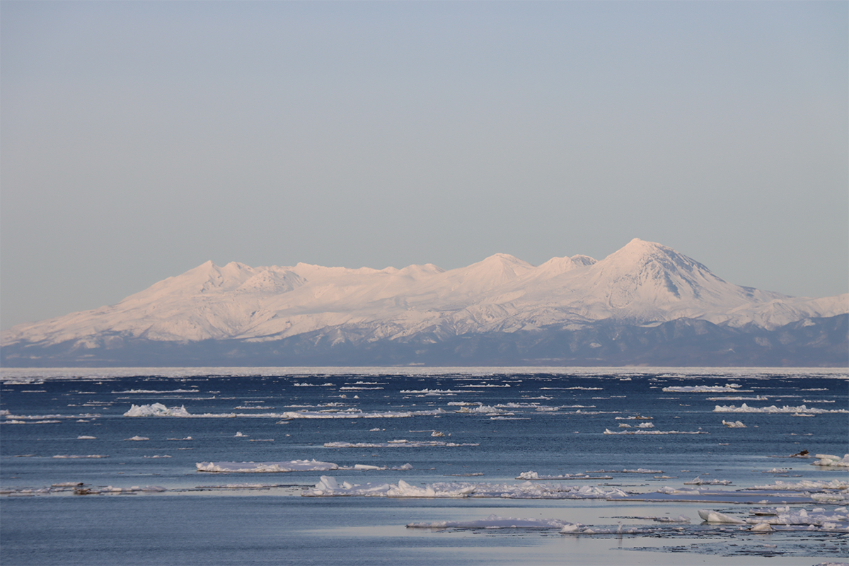 北海道 オホーツク 浜小清水 フレトイ海岸 流氷は沖へ！2024年3月28日