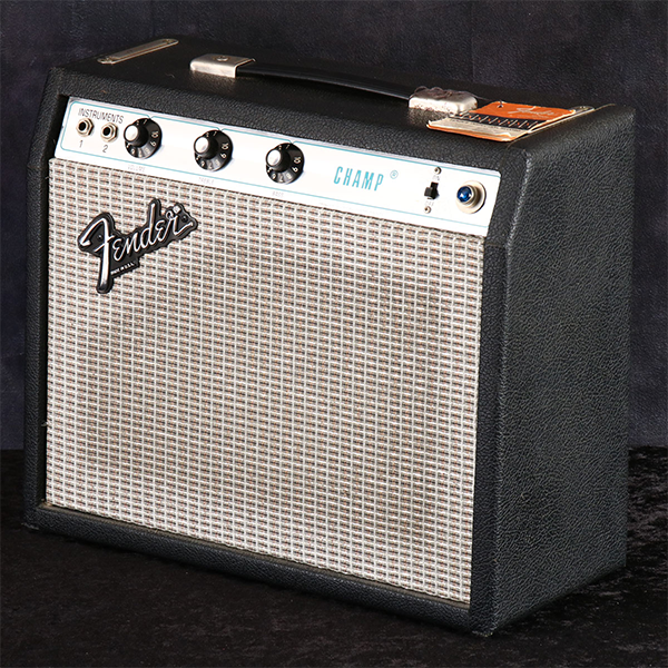 中古 エレキギター アンプ FENDER USA CHAMP 5W 真空管 1975年製
