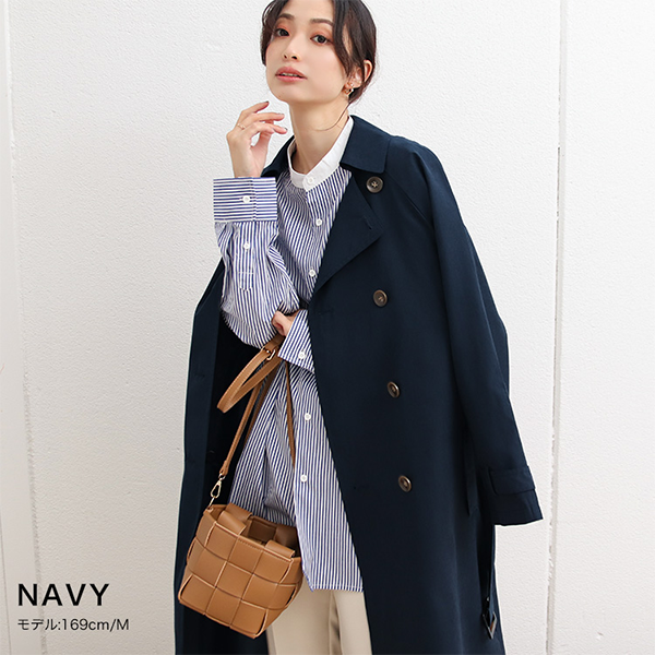 レディース トレンチ コート ロング スプリング
