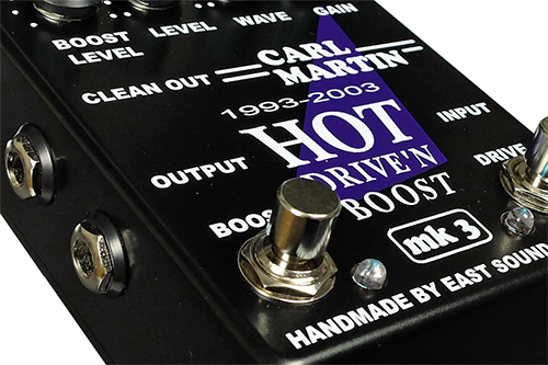 新品 エレキギター エフェクター オーバードライブ Carl Martin HOT DRIVE'N BOOST MK 3
