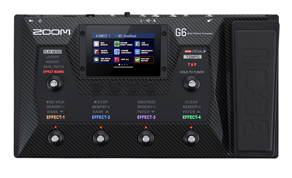 新品 エレキギター マルチエフェクター G6 ZOOM
