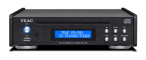 CDプレーヤー AM/FM受信 USBメモリー再生 PD-301-X/B TEAC
