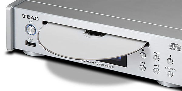 CDプレーヤー AM/FM受信 USBメモリー再生 PD-301-X/B TEAC