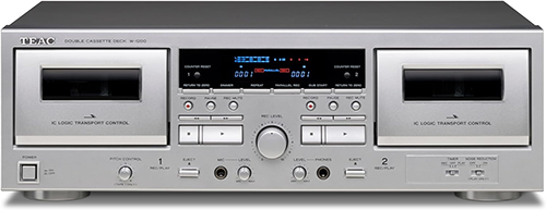 ダブルカセットデッキ W-1200 ティアック TEAC 
