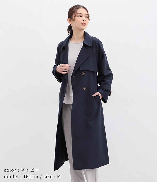 レディース トレンチ コート ロング Honeys

