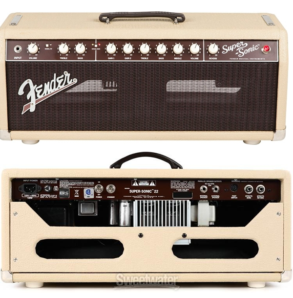 ギターアンプ ヘッド フェンダー Fender Super-Sonic 22W 真空管