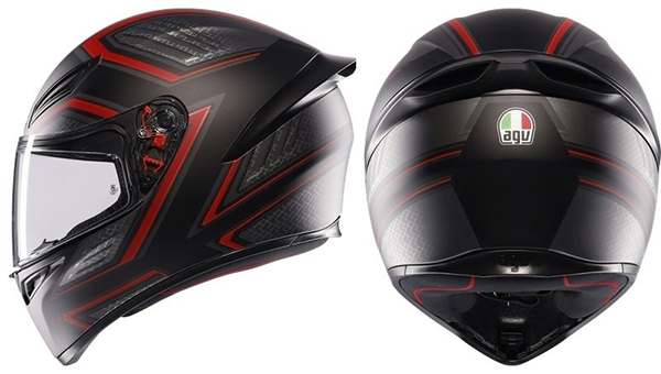 フルフェース ヘルメット AGV K1 S JIST SLING MATT BLACK／RED
