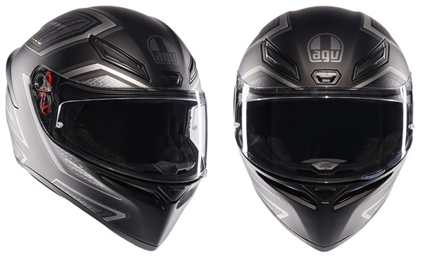 フルフェース ヘルメット AGV K1 S JIST SLING MATT BLACK/GREY
