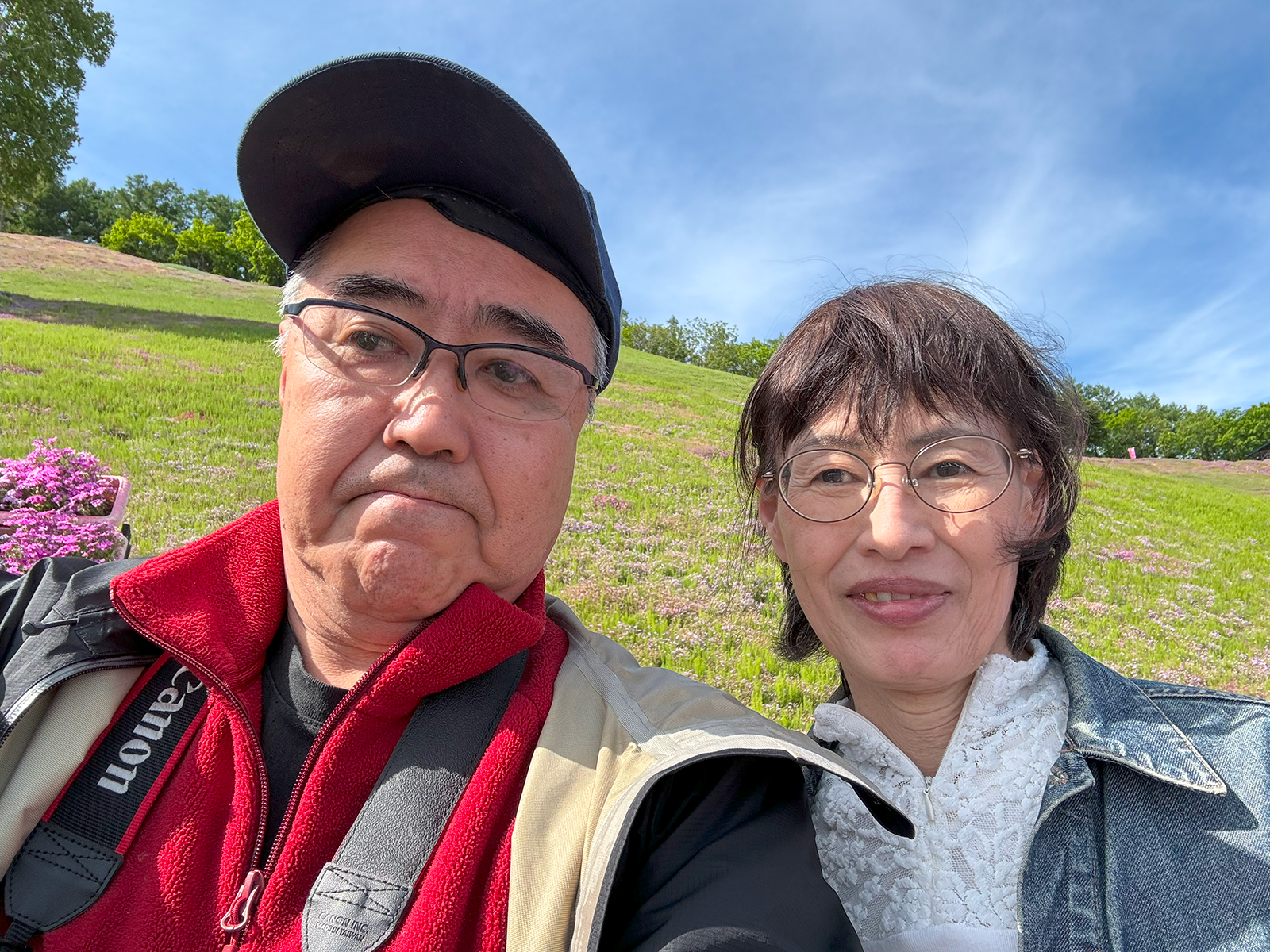 天気の良い日に北海道・オホーツク・大空町の東藻琴の芝桜公園にいきました！2024年6月2日