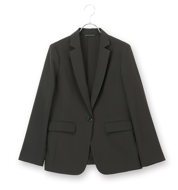 レディース テーラード ジャケット 1ボタン オールシーズン 洋服の青山