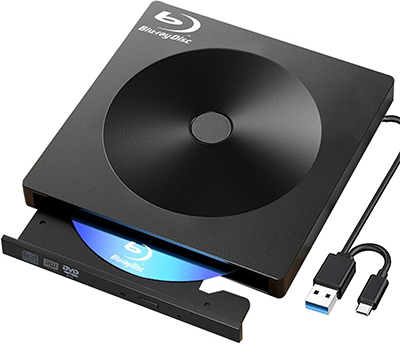 新品 PC周辺機器 外付け ブルーレイドライブ Blu-ray DVD CD USB 3.0+Type-C 再生/書込対応 アースドリームス