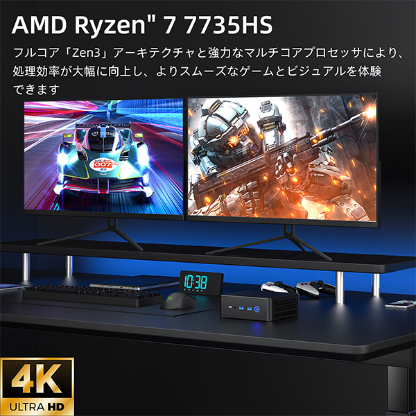 新品 ミニ デスクトップPC VETESA B50R R7 Win11