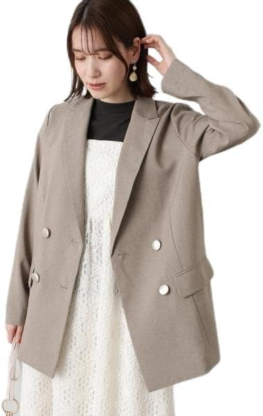 レディース マットウース ストレッチ テーラード ダブル ジャケット N. Natural Beauty Basic