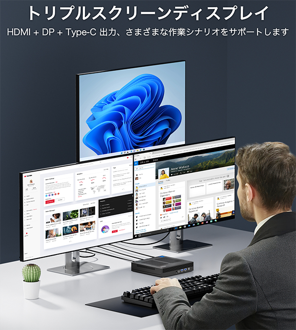 新品 ミニデスクトップPC GMKtec m4 i9 Win11