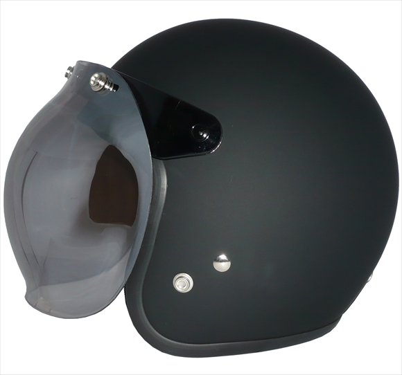 バイク スモール ジェット ヘルメット ZK-380 スモークミラーバブルシールド ザワキタオートパーツ
