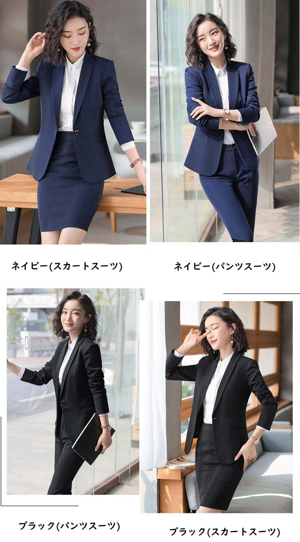 レディース セレモニー スーツ ジャケット ミニ タイト スカート パンツ 2点セット