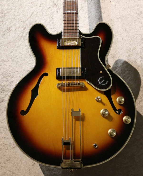 新品 エレキギター エピフォン セミアコ Epiphone Sheraton