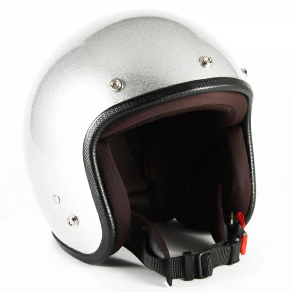ジェット ヘルメット JP MONO HELMET JPF-4 シルバーフレーク ジャムテック 72JAM