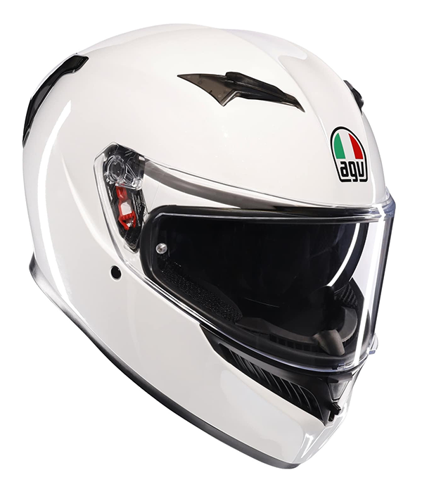 フルフェース ヘルメット AGV K3 JIST MPLK Asian Fit 014-MONO SETA WHITE