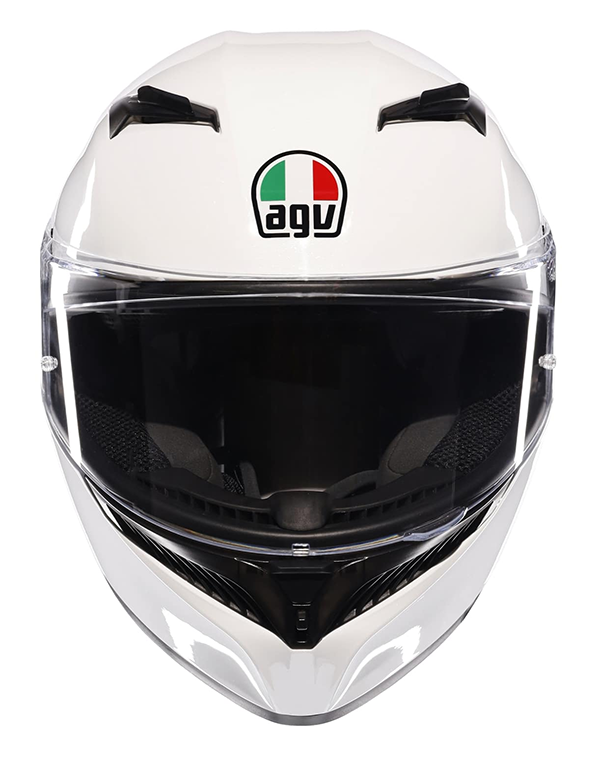 フルフェース ヘルメット AGV K3 JIST MPLK Asian Fit 014-MONO SETA WHITE