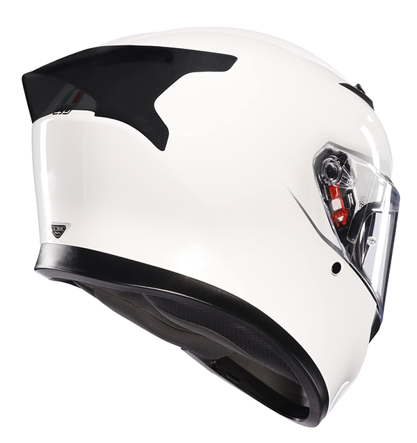 フルフェース ヘルメット AGV K3 JIST MPLK Asian Fit 014-MONO SETA WHITE