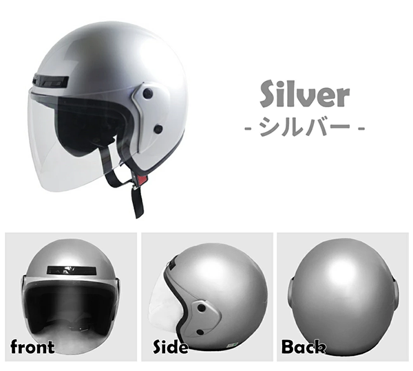 レディース ジェット ヘルメット シールド Power7 P7-403

