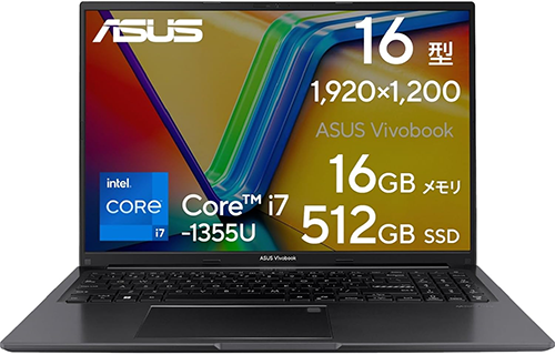 新品 ノートパソコン PC ASUS X1605VA i7 Win11 16型