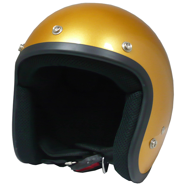 スモール ジェット ヘルメット ZK-380 ゴールド ザワキタオートパーツ