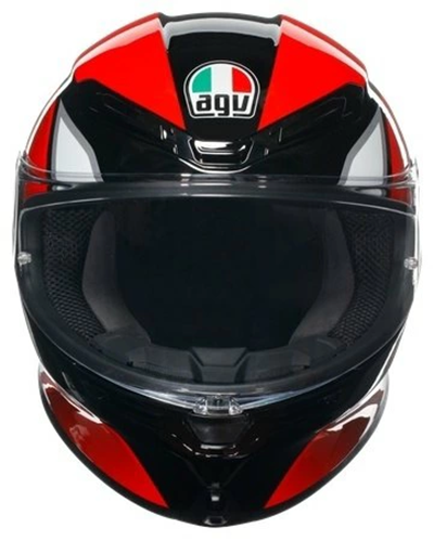  フルフェース ヘルメット K6 S JIST Asian Fit AGV HYPHEN BLACK／RED／WHITE