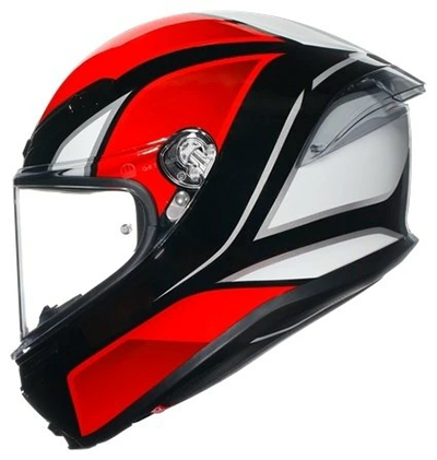  フルフェース ヘルメット K6 S JIST Asian Fit AGV HYPHEN BLACK／RED／WHITE
