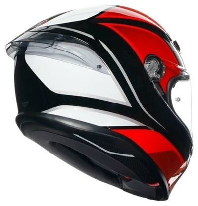  フルフェース ヘルメット K6 S JIST Asian Fit AGV HYPHEN BLACK／RED／WHITE