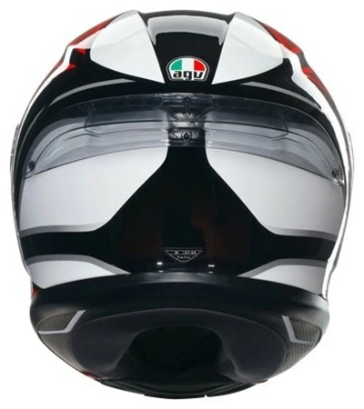  フルフェース ヘルメット K6 S JIST Asian Fit AGV HYPHEN BLACK／RED／WHITE