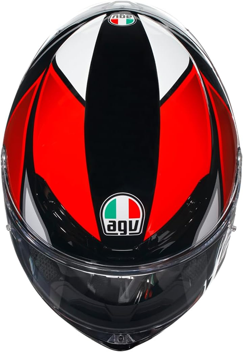  フルフェース ヘルメット K6 S JIST Asian Fit AGV HYPHEN BLACK／RED／WHITE