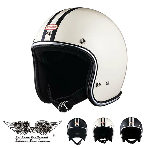 スモール ジェット ヘルメット スーパーマグナム 2ラインズ TT&CO