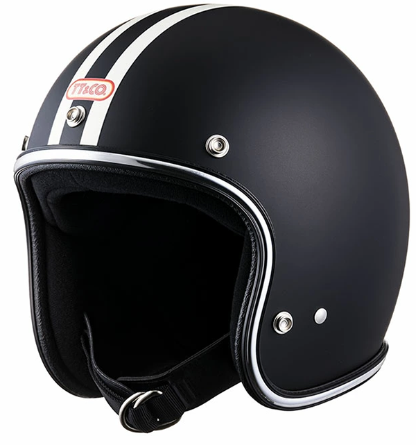 スモール ジェット ヘルメット スーパーマグナム 2ラインズ TT&CO