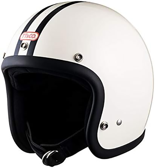 スモール ジェット ヘルメット スーパーマグナム 2ラインズ TT&CO