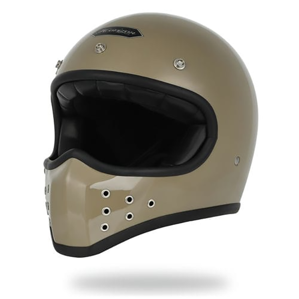 オフロード フルフェース ヘルメット ゴーグル有 MX-H４Gross Frest Brown 