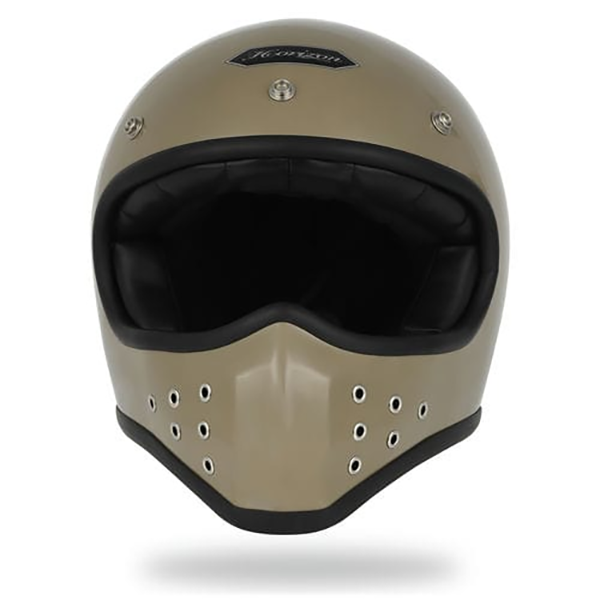 オフロード フルフェース ヘルメット ゴーグル有 MX-H４Gross Frest Brown 