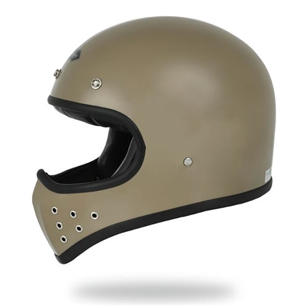 オフロード フルフェース ヘルメット ゴーグル有 MX-H４Gross Frest Brown 