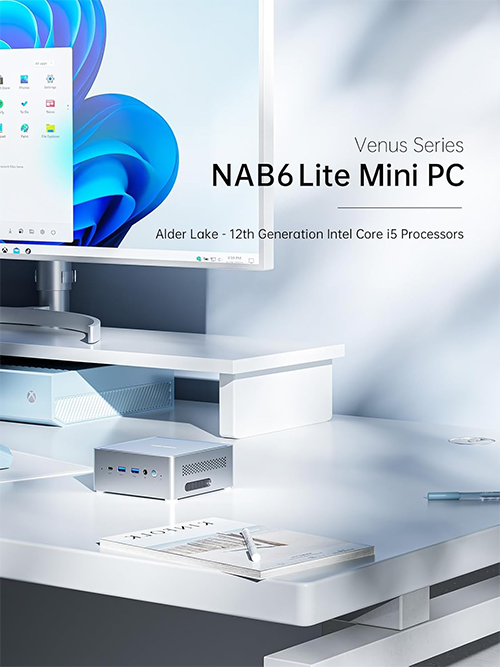 ミニデスクトップPC MINISFORUM NAB6Lite i5 Win11
