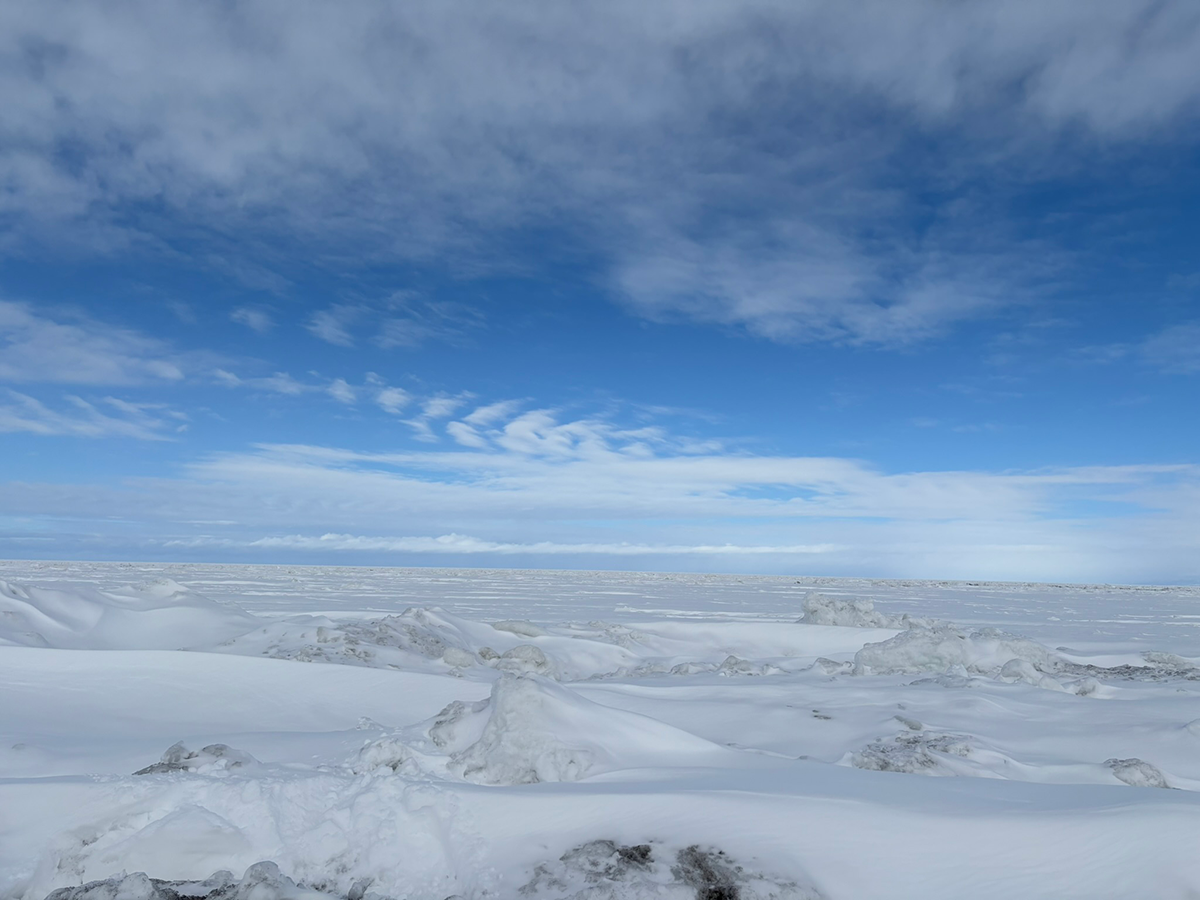 2025年2月21日 北海道・浜小清水・フレトイ海岸 流氷接岸