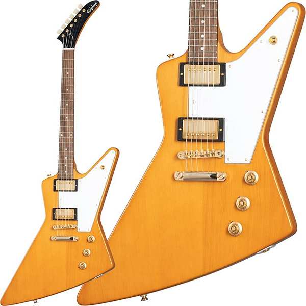 エレキギター エピフォン Epiphone エクスプローラー 1958 Korina Explorer Aged Natural