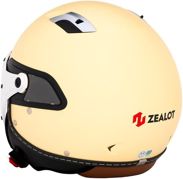 レディース ジェット ヘルメット ジルライド2 インナーシールド JR0014 MATT IVORY