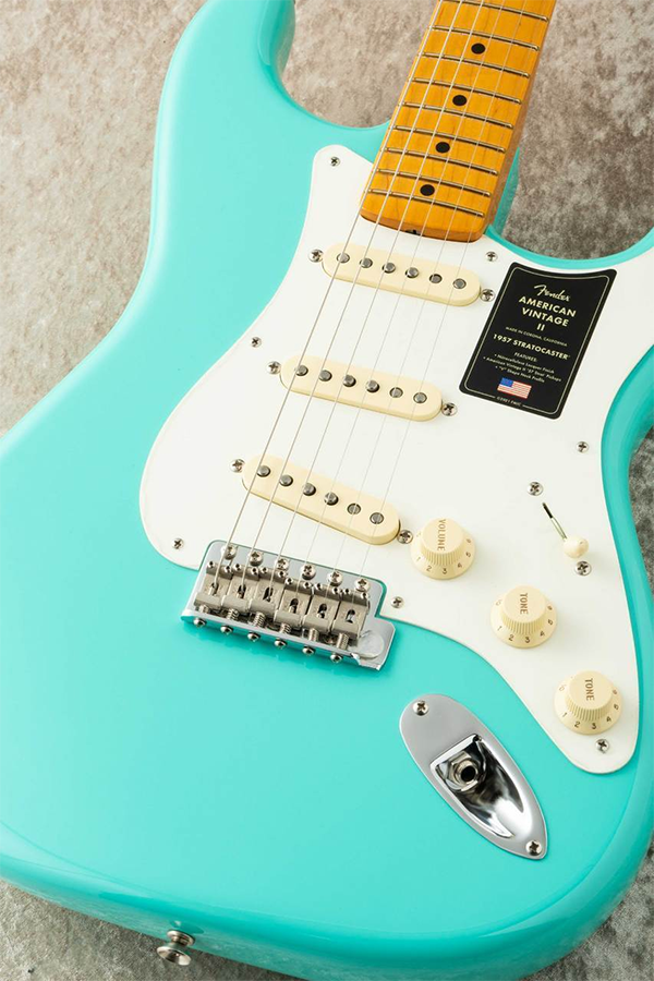 エレキギター フェンダー ストラトキャスター Fender American Vintage II 1957 Stratocaster Sea Foam Green
