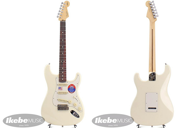 エレキギター フェンダー ストラトキャスター Fender USA Jeff Beck Stratocaster Olympic White