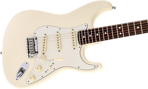 エレキギター フェンダー ストラトキャスター Fender USA Jeff Beck Stratocaster Olympic White