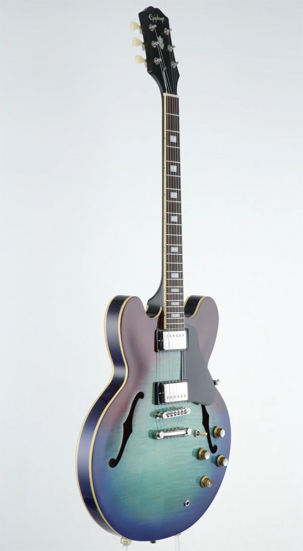 エレキギター エピフォン Epiphone ES-335 Figured Blueberry Burst 2021年製