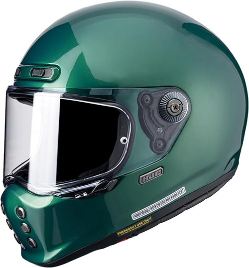 フルフェイス ヘルメット HJC HJH248 V10 SOLID DEEP GREEN L