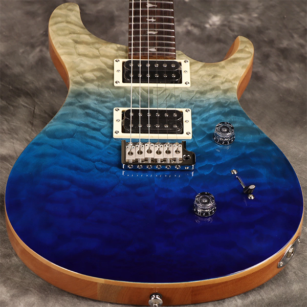 エレキギター ポールリードスミス Paul Reed Smith SE Custom 24 Quilt Blue Fade